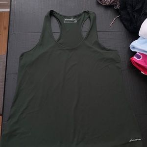 Eddie Bauer Forest Green Tank Top